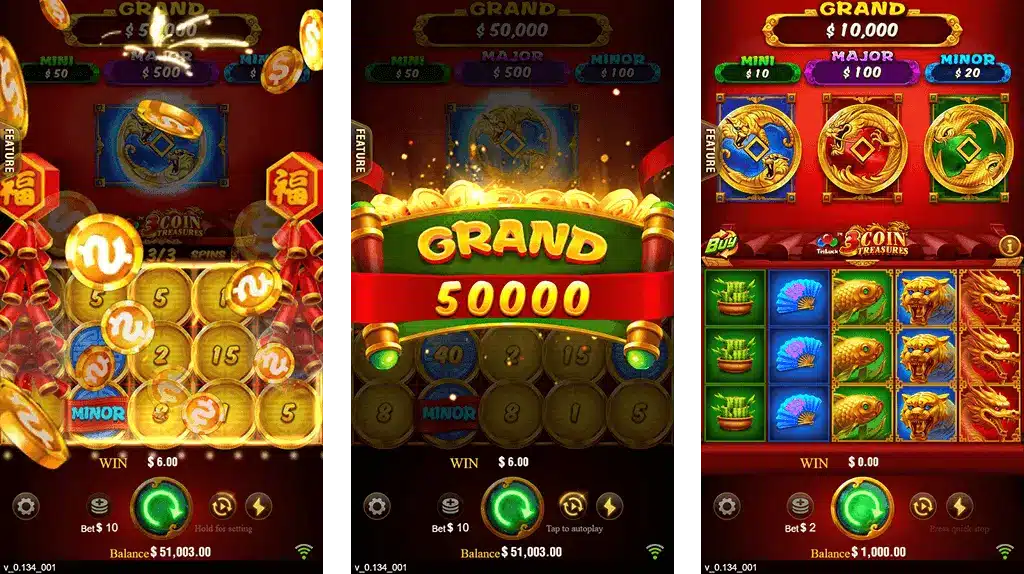 3 Coins Win888 Bonus